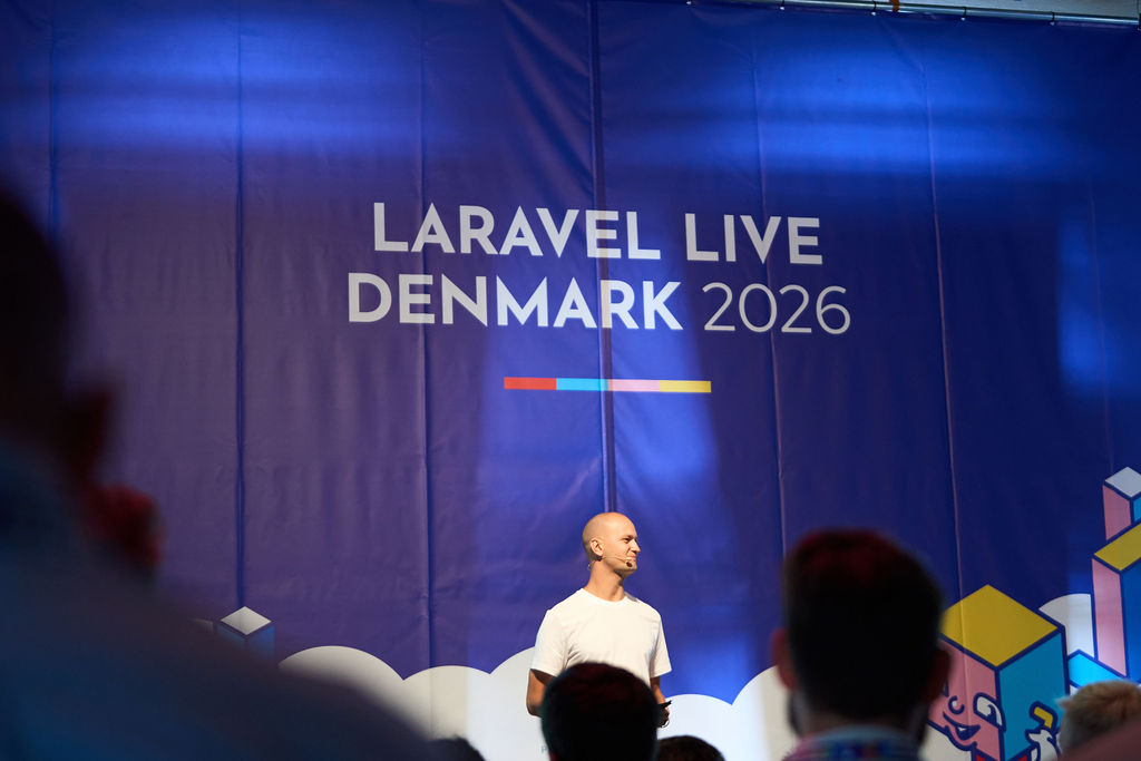Laravel Live Denmark — On the main stage