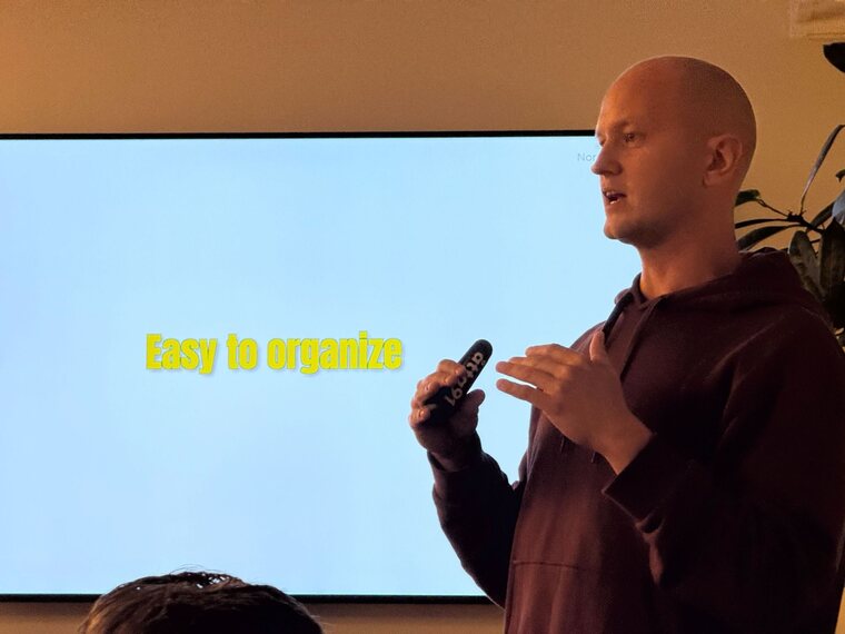 Speaking at Norrköping