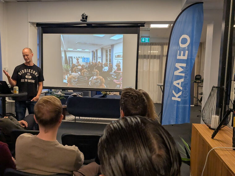 Speaking at The room